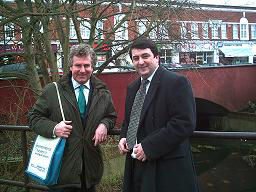 Peter Ainsworth MP, Cllr Burbage